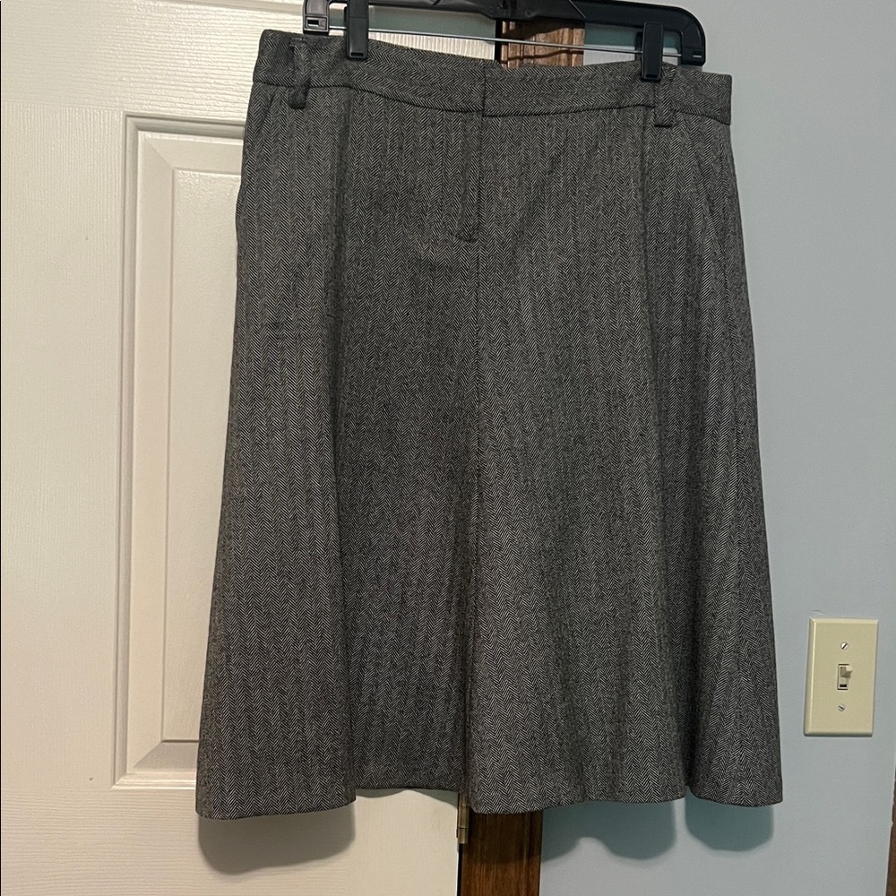 J. Crew Charcoal A-Line Skirt